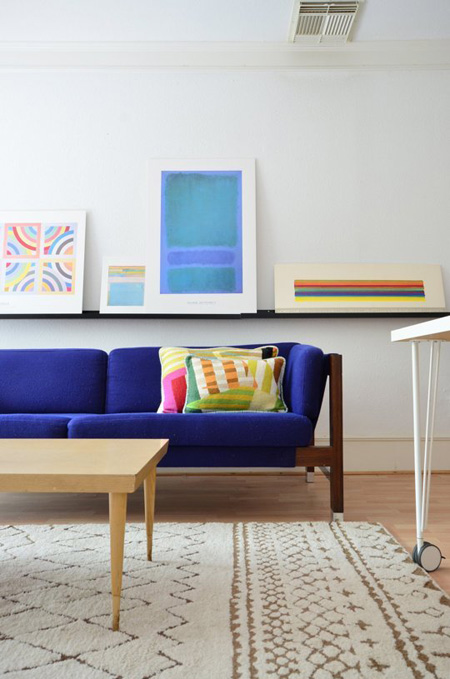 Phòng khách sinh động nhờ sofa màu sắc 9