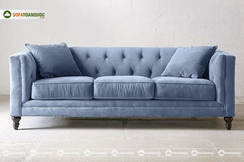 Mẫu ghế sofa văng vải kiểu tân cổ điển