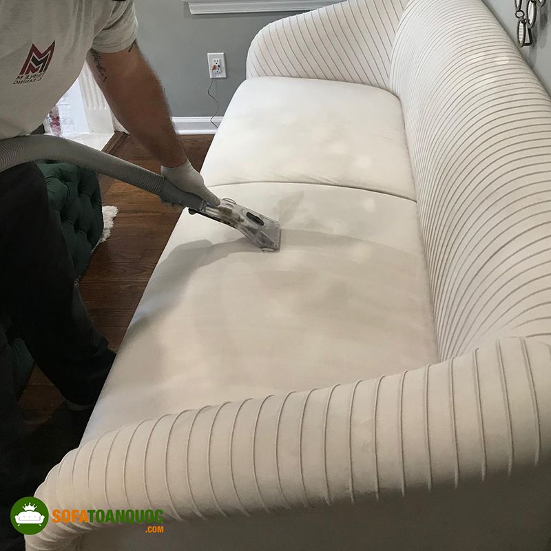 cách làm sạch sofa vải nhung