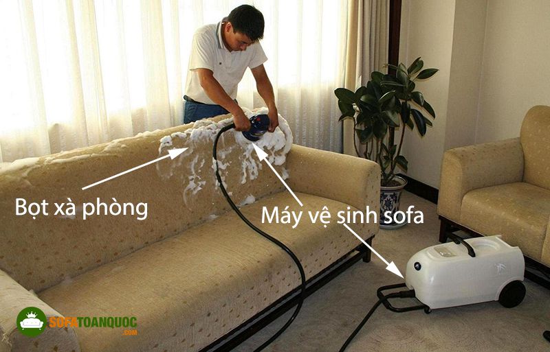 cách vệ sinh sofa vải tại nhà