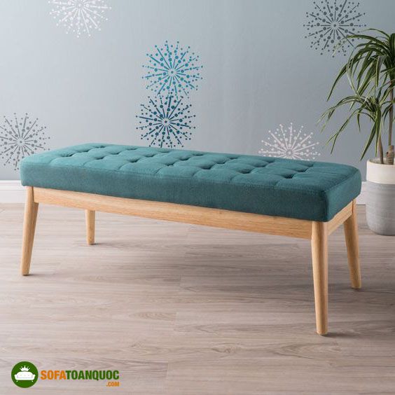 ghế sofa băng dài chân gỗ