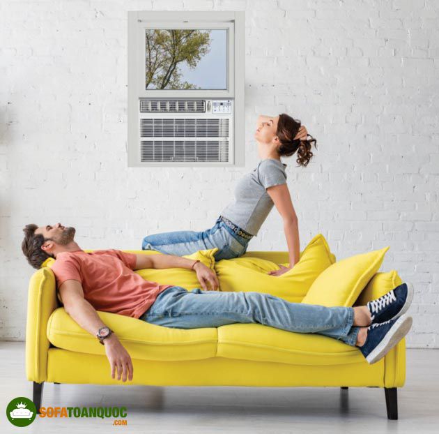 sofa da rít mồ hôi