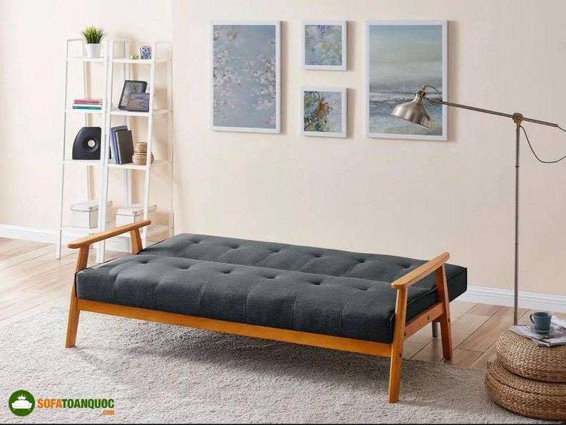 ghế sofa giường gỗ sồi