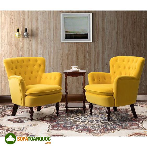 ghế sofa màu vàng chanh chất lượng