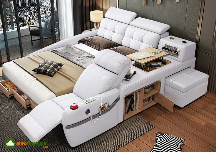 ghế sofa thông minh kiêm giường ngủ đa năng