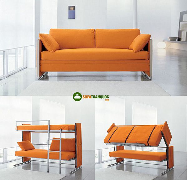 ghế sofa thông minh kết hợp giường 2 tầng
