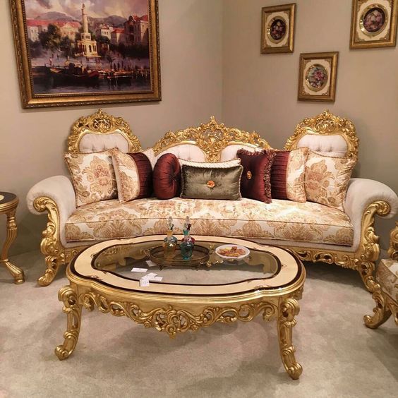 sofa văng phong cách hoàng gia