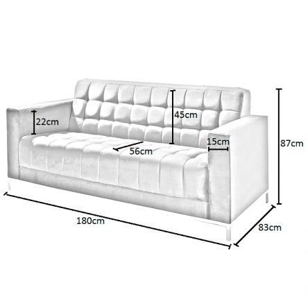 kích thước ghế sofa văng dài