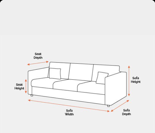 kích thước nệm ghế sofa