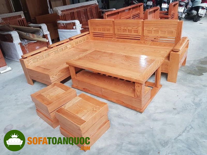 ghế Sofa giường gỗ xoan đào