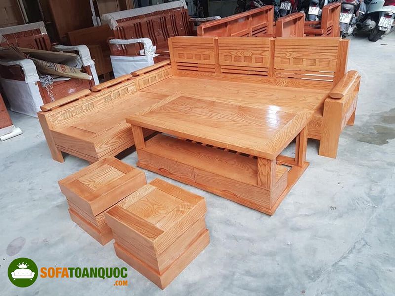 mẫu ghế sofa gỗ hộp đẹp
