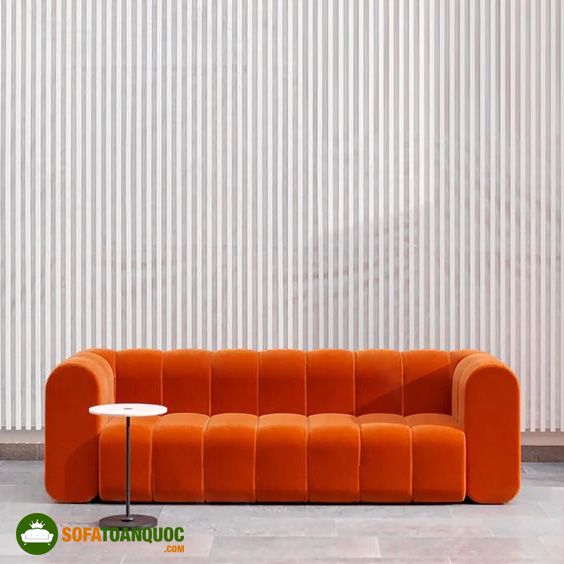 sofa bệt màu cam đẹp