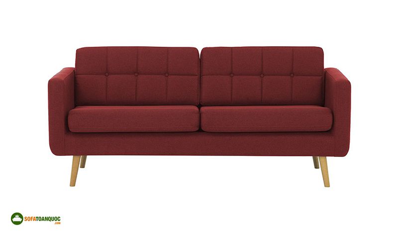 ghế sofa đỏ thậm