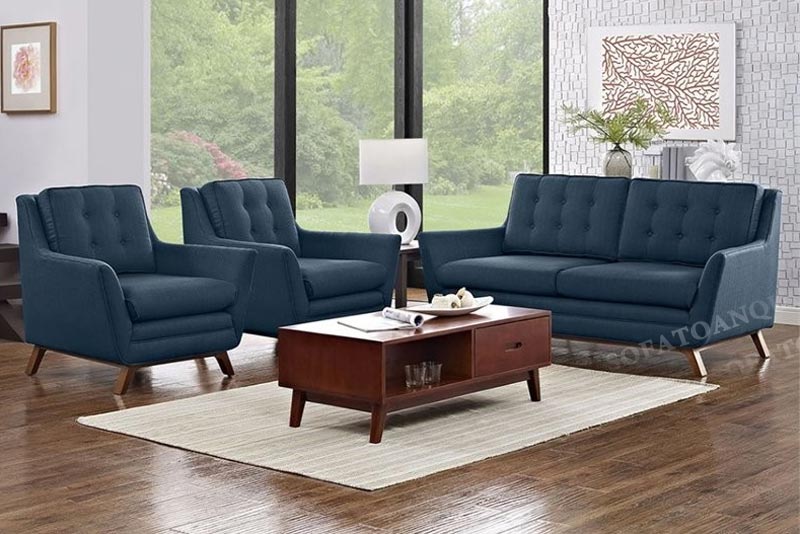 bộ sofa 3 ghế bọc vải