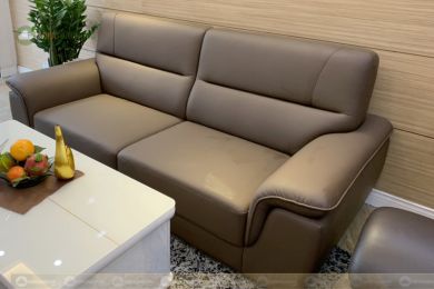 Sofa băng đơn dài 2 chỗ màu cafe 2200mm mã 191