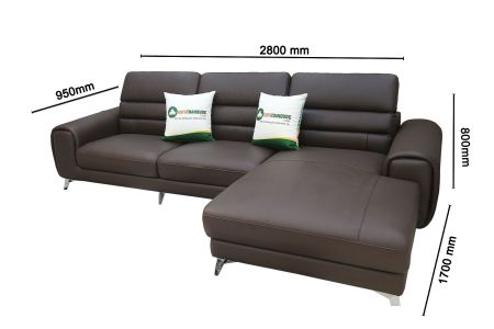 Sofa da phong cách hiện đại mã m14b