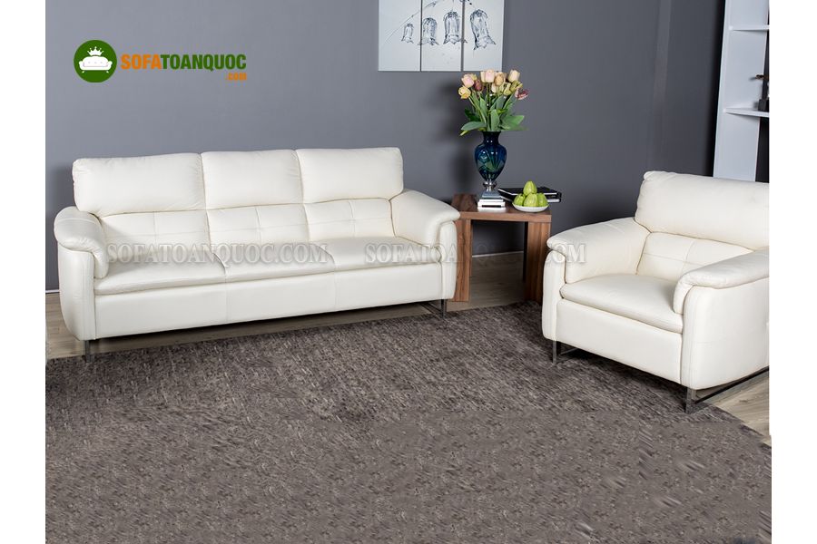 Sofa màu trắng cho chung cư